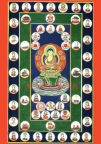 Custom star offering Mandala portrait picture Thangka Tibetan Buddhist Tantric picture Marriage