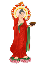 Customized medicine teacher Buddha portrait Buddha painting image photo paper plastic seal high-definition knot full 30 yuan pharmacist Tathagatsu