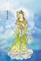 Custom medicine king Bodhisattva portrait Buddha painting Photo paper plastic seal binding print high-definition special victory Buddha Hall painting