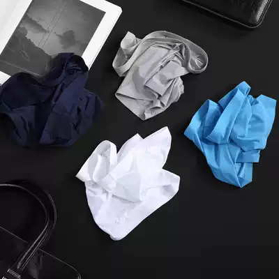 Ice silk seamless men's underwear men's boxer one piece youth quick-drying breathable four-corner shorts loose large size
