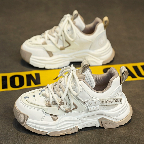 Весенняя спортивная мягкая флисовая белая обувь для мальчиков, мягкая подошва