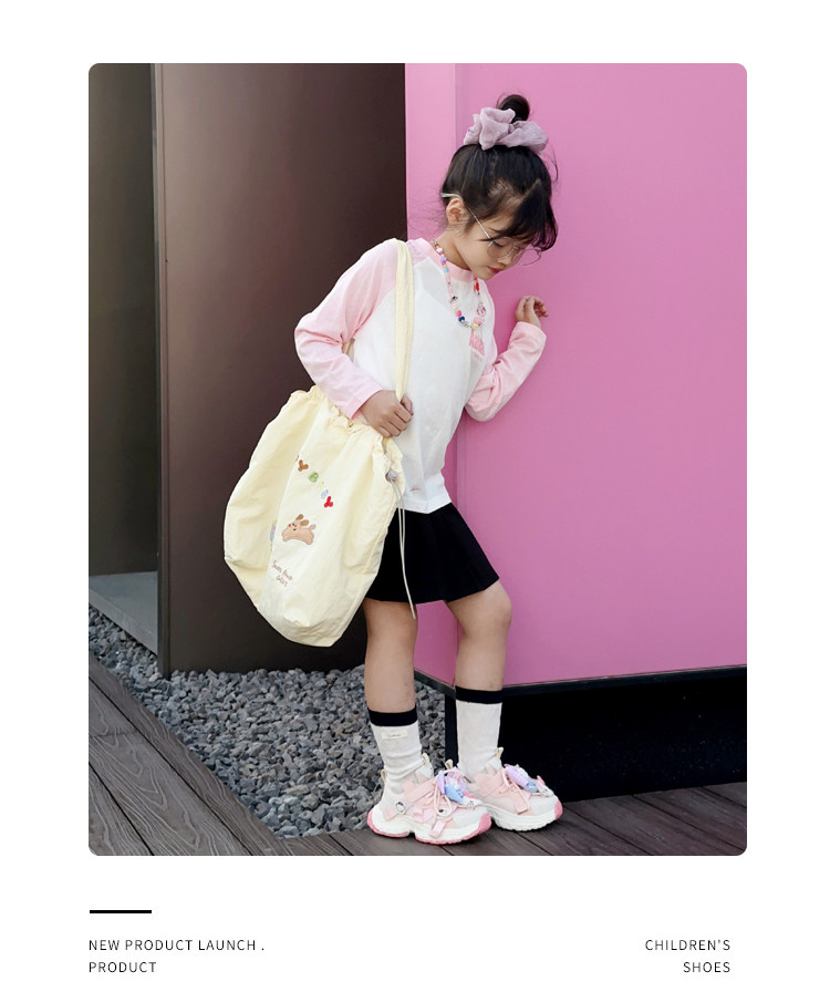 阿童木女童鞋子小白鞋2026新款夏季软底儿童透气跑步运动网鞋女孩 — 10