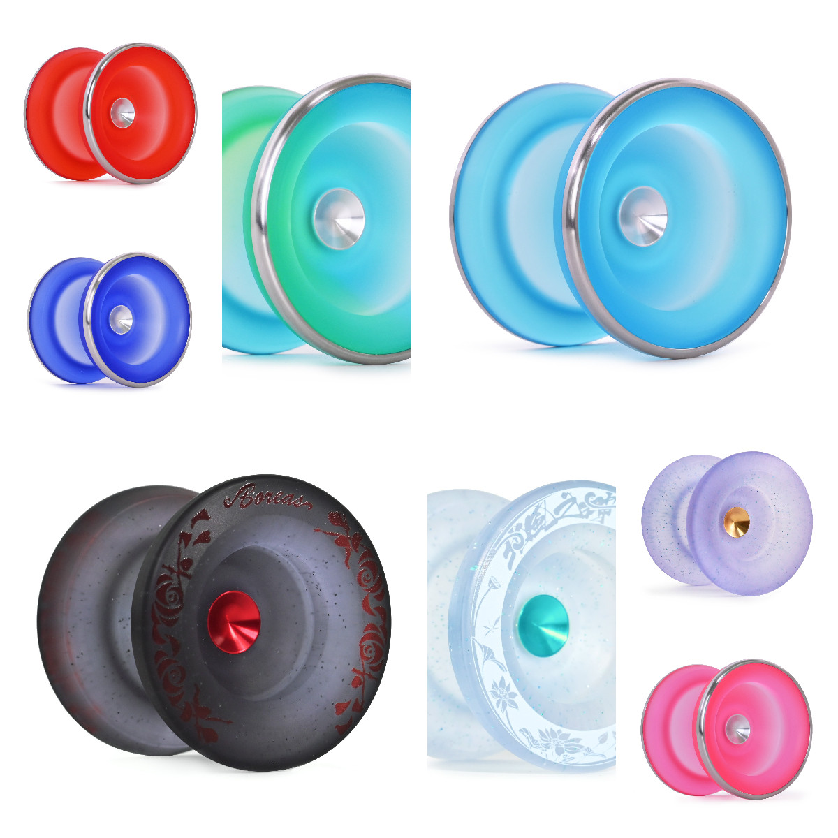 Crane Palace Yo-Yo North Wind God North Wind Pro Empire CNC PC fancy professional rubber ball top finger yoyo