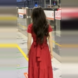 Красное летнее платье, пляжная длинная юбка, изысканный стиль, V-образный вырез