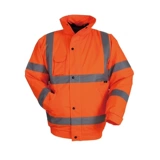 Зимняя светоотражающая куртка, безопасный высокоскоростной мужской демисезонный пуховик