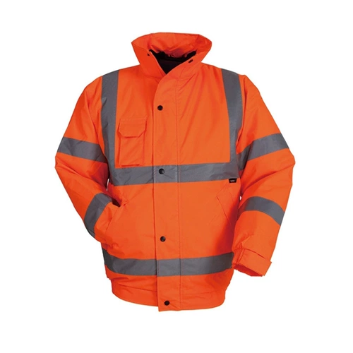 Зимняя светоотражающая куртка, безопасный высокоскоростной мужской демисезонный пуховик