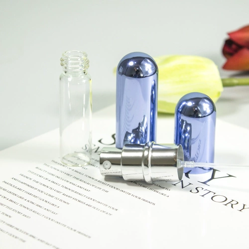 Синяя тара, косметический портативный пробник парфюма, увлажняющая бутылка для путешествий, 2 предмета, 5 мл