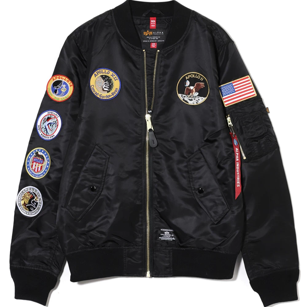 Пуховик-бомбер ALPHA INDUSTRIES мужской L-2B APOLLO GEN II легкий MJL53003C1
