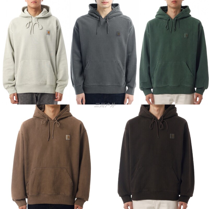 Carhartt Wip Vista Sweat Men's Heavyweight Fleece Pullover Hoodie Sweatshirt I029523