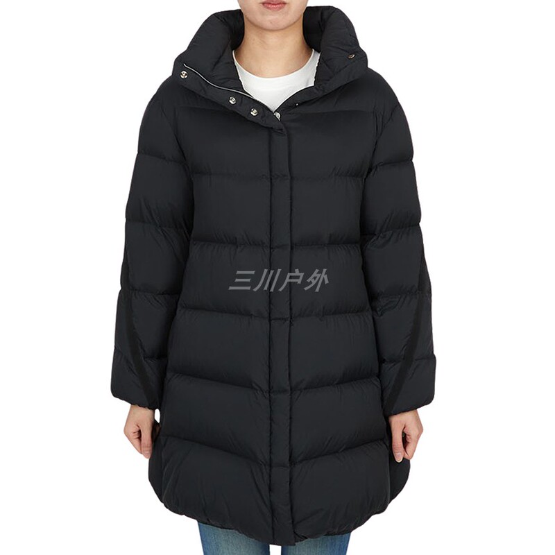 Herno Women's Mid-Length High-Collar Windproof and Warm Goose down Parka Jacket Pi002131D 12456Z