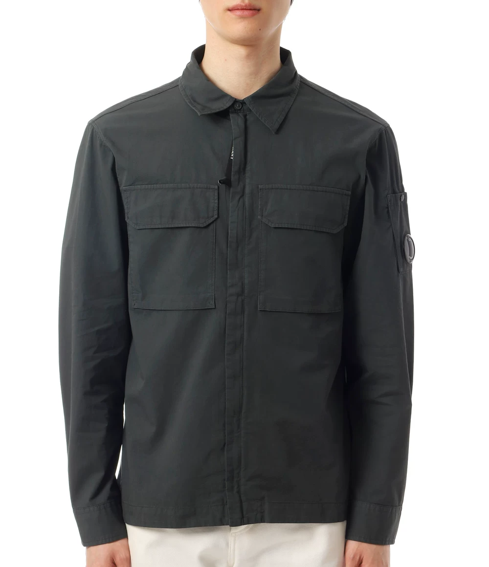 CP COMPANY мужская жаккардовая хлопковая куртка на молнии с лацканами длинный рукав 20CMOS156A