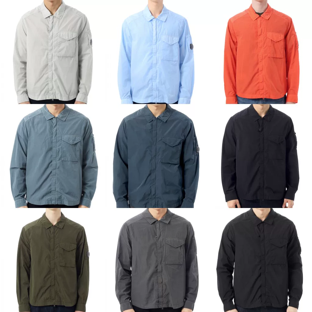 CP COMPANY Chrome-R men's windproof and water-repellent quick-drying zipper shirt jacket 18CMOS095A