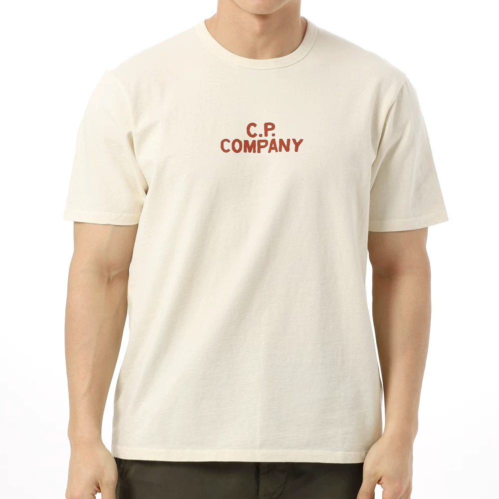 Прямая почта CP COMPANY мужская футболка с принтом моряк, круглый вырез, короткий рукав 18CMTS252A