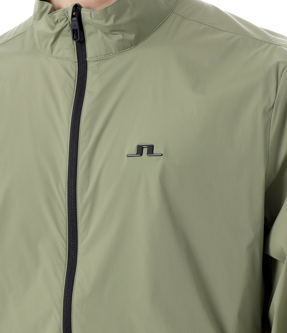 J.LINDEBERG Ash Light Packable Jacket мужской тонкий воротник кожа ветровка 11973 j. Lindeberg/Jin·lindeboge 