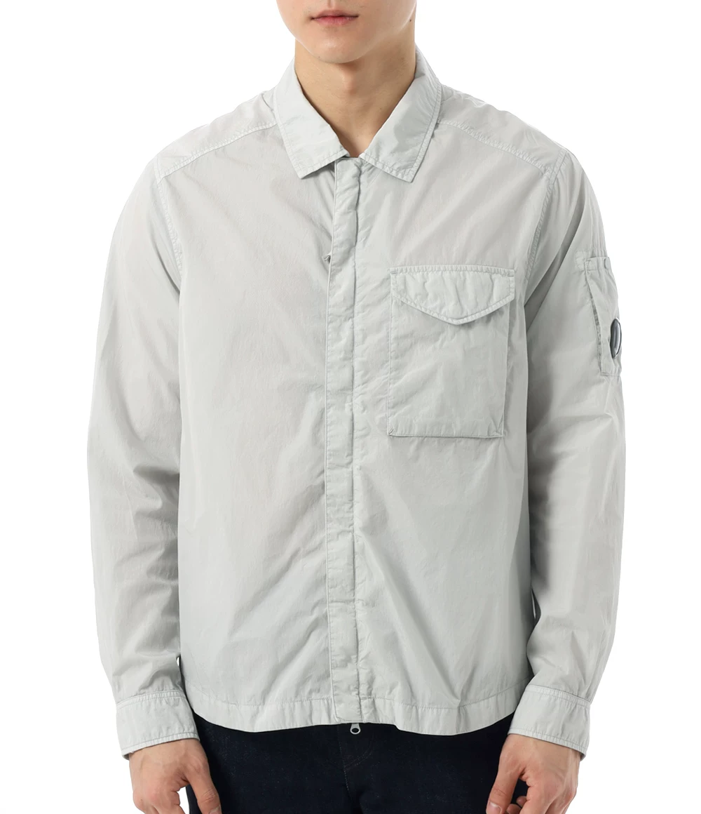 CP COMPANY Chrome-R men's windproof and water-repellent quick-drying zipper shirt jacket 18CMOS095A