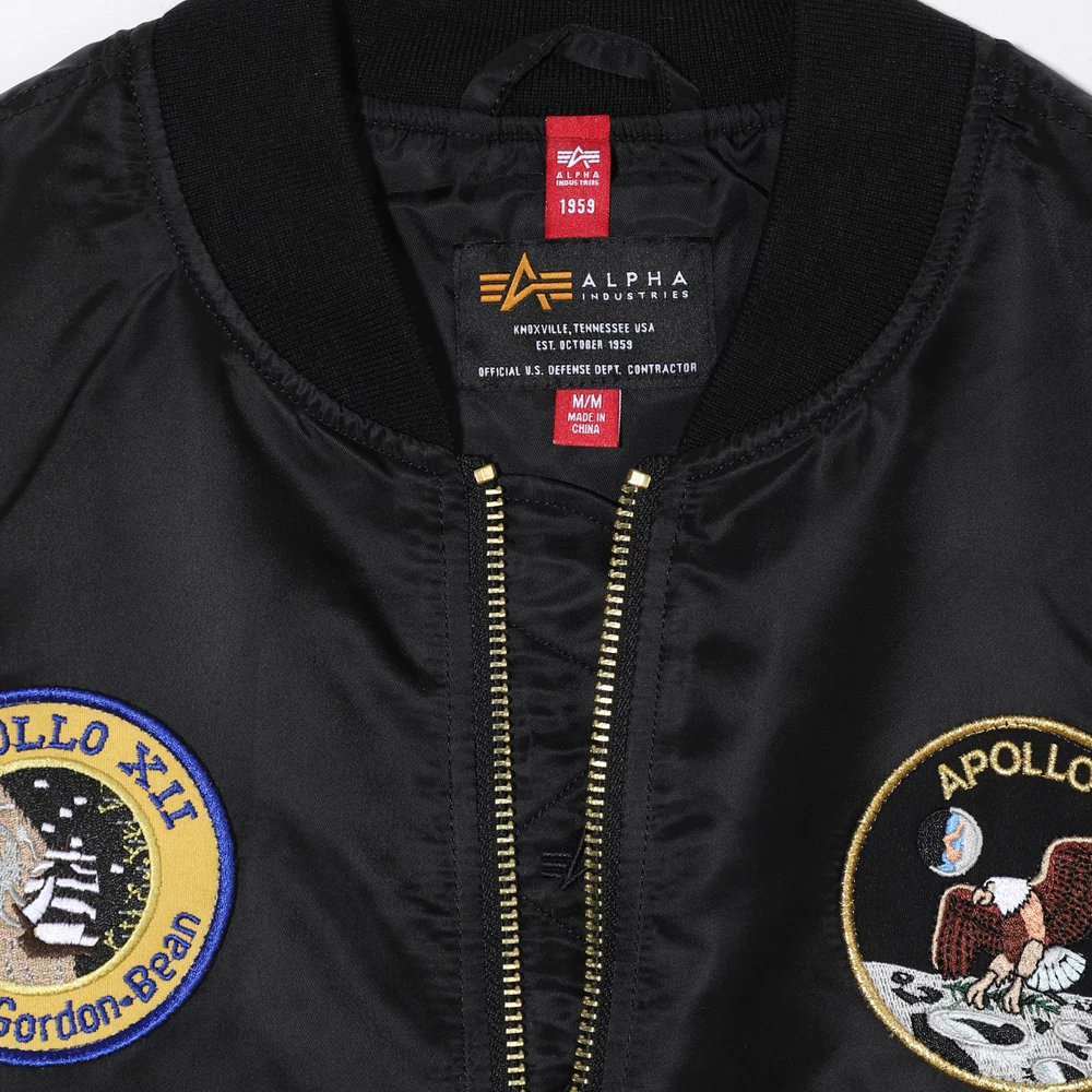 Пуховик-бомбер ALPHA INDUSTRIES мужской L-2B APOLLO GEN II легкий MJL53003C1
