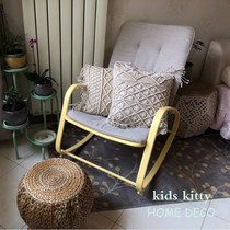 INS Bohemian relies on pillowed home streaming Su Pillow Cotton Thread handwoven Nordic Home Holding Pillow Matching Nets Red