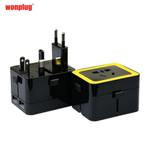 Multi-function conversion plug Europe global access USB power converter USB power converter US standard EUR switch socket