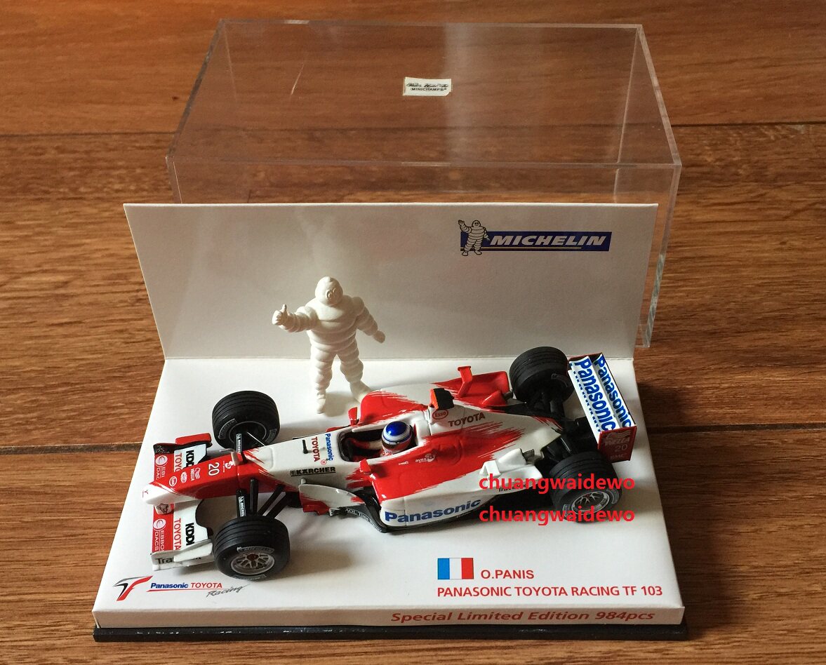 Mini-cut F1 Toyota TF103 Panis Panismi Michelin Japan Special Edition 2003