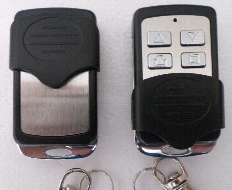 Electric roll door garage door 1527 study code remote control tubular motor one million yard 433M launch handle