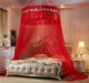 Big mái vòm đỏ lưới trần cưới công chúa đám cưới lưới giường 1,2 1,5 m 1.8m - Lưới chống muỗi mùng ngủ 4m