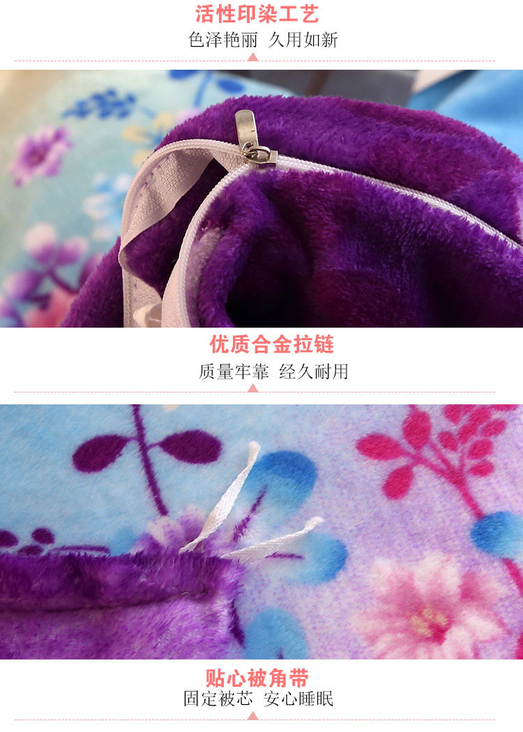 Hai mặt mảnh duy nhất của dày flannel chăn mùa đông nhung san hô Levin luật lanh cashmere quilt 1,5 đơn hoặc kép ấm - Quilt Covers bộ chăn ga gối đẹp