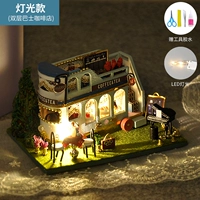 Легкий двухэтажный кофейный автобус, клей