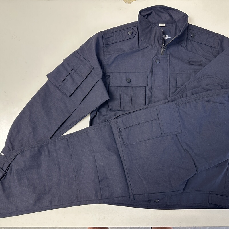 Training Uniform Spring and Autumn Mesh Style Suit Men's Jacket-Style Security and Property Work Uniform Wear-Resistant Summer Training Uniform Training Uniform Spring and Autumn Mesh Style Suit Men's Jacket-Style Security and Property Work Uniform Wear-Resistant Summer Training Uniform