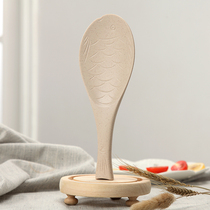 Wheat Straw household rice spoon does not touch rice shovel creative Rice Rice artifact plastic big rice spoon