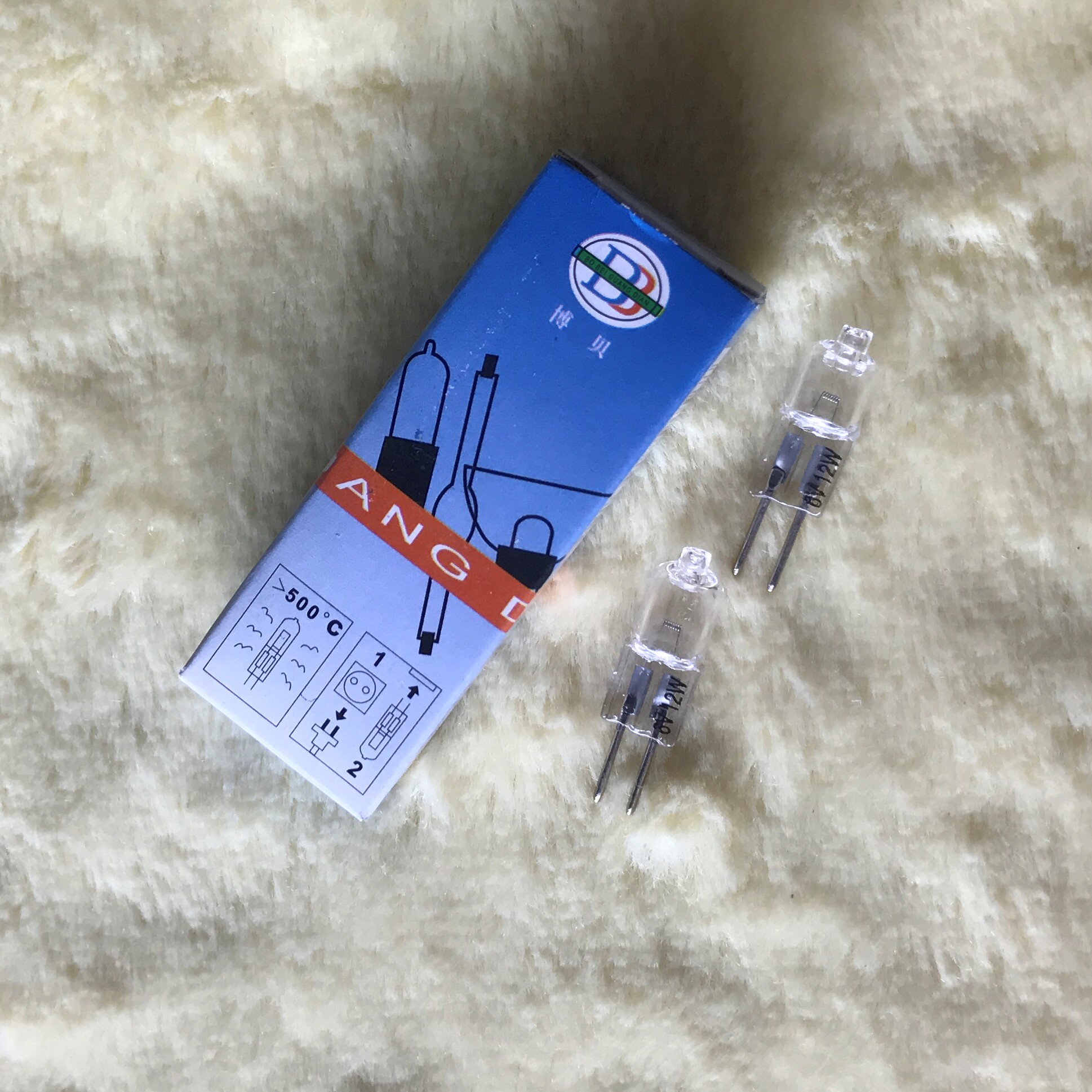 BBGD 6V12W  卤钨灯 米泡 卤素灯 G4灯头 血球仪/分析仪