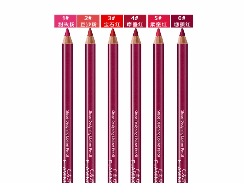 Son môi Symphony nhựa định hình Son môi màu đỏ nude Dì Màu Lip liner Son môi không thấm nước chính hãng