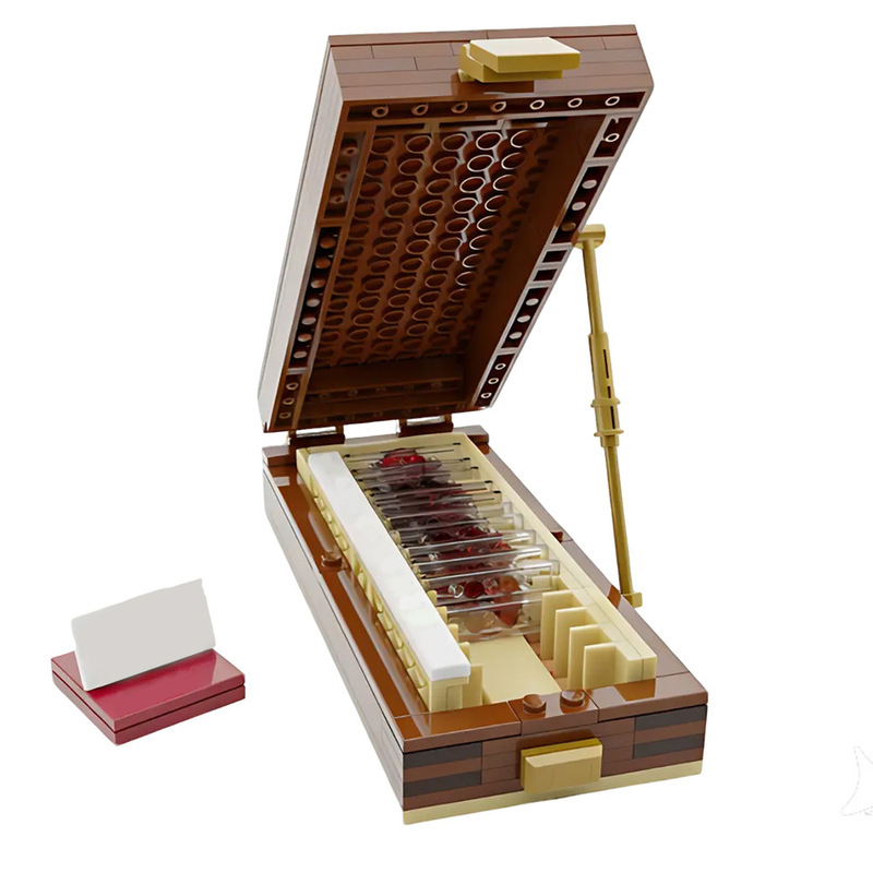 【High-Quality Brick Parts】Boxed Assembled Building Block Toy of the Bloodthirsty Forensic Detective Dexter's Victim Memorial Souvenir