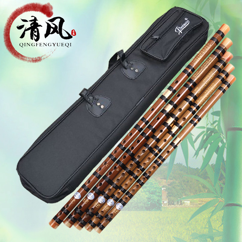 5pcs 7pcs Flute Set Beginner Adult Kids Flute Set Instrument Horizontal Flute Bitter Bamboo Flute Tasting Flute