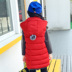 Áo vest bé gái cotton trẻ em 2018 mùa đông mới phiên bản Hàn Quốc dày lên 7-13 tuổi Áo vest nữ cotton mẫu áo len gile trẻ em  Áo ghi lê