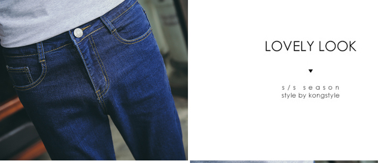 Jeans pour adolescent pieds Slim pour été - Ref 1466765 Image 18