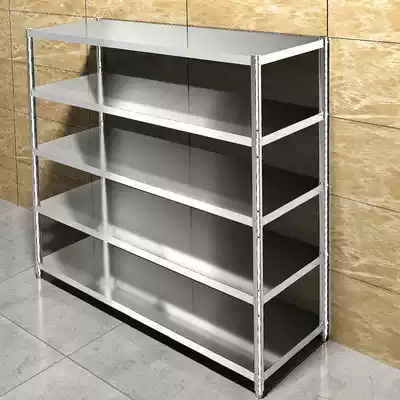 Shelf shelf Storage multi-layer medium-sized warehouse shelf Stainless steel rack display rack shelf household storage shelf