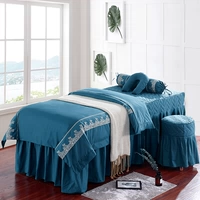 Wo quang phổ của một gia đình điều trị bedspread vẻ đẹp vẻ đẹp thẩm mỹ viện Bốn bông giường massage đặc biệt đặt ra một mảnh duy nhất của khăn trải giường cotton - Trang bị tấm ga trải giường nối mi