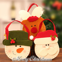 New childrens mens and womens Christmas costumes matching candy gift Apple three-dimensional tote bag gift bag