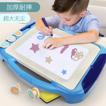 Childrens drawing board magnetic writing board super large color children toddler 1-3 years old toy baby graffiti board