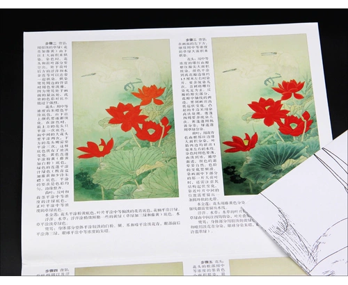 Хонглиан Шуанлу изображение четырех -футовой бумаги оригинал да Бай, нарисовал окрашенную бай -шиф