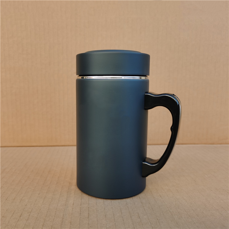 304 stainless steel blue tea water separation with handle universal thermos cup tea cup