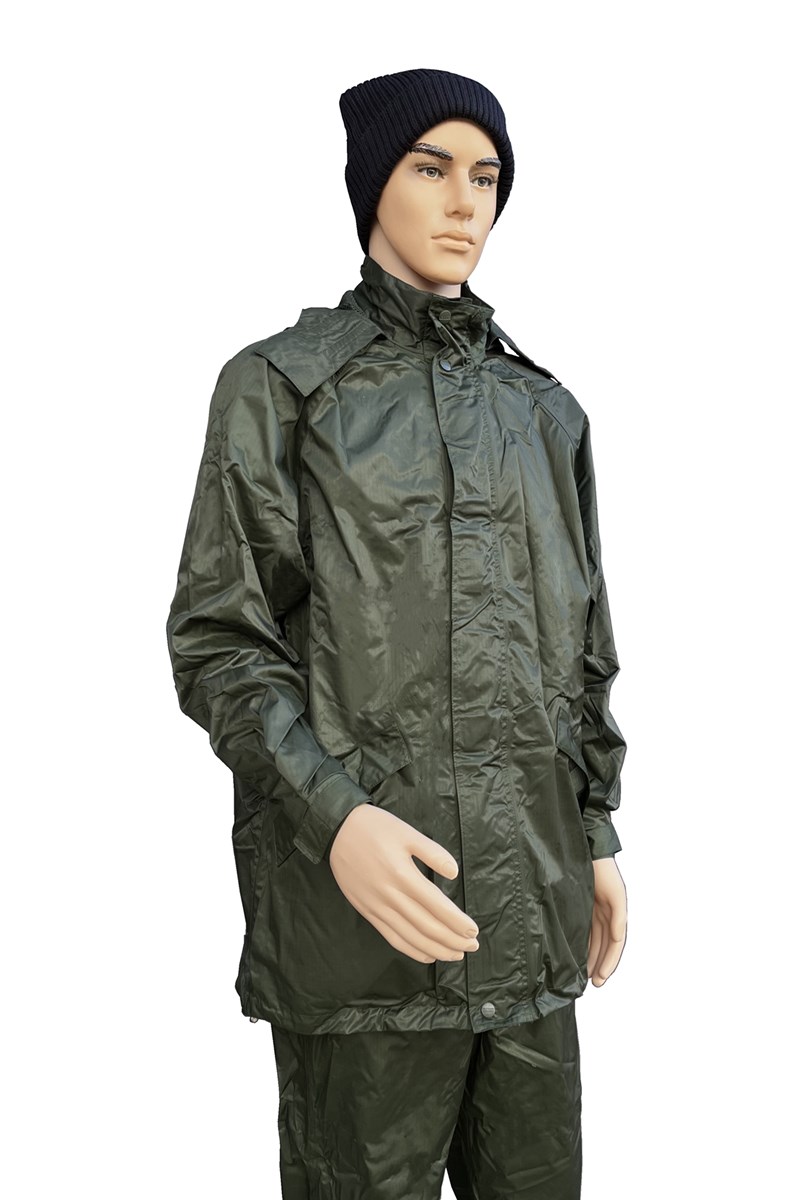 Lost Olive Green Men And Women Co-adults Outdoor Laobao Farming Farm Worksite Portable Two Style Raincoat Rain Pants Suit
