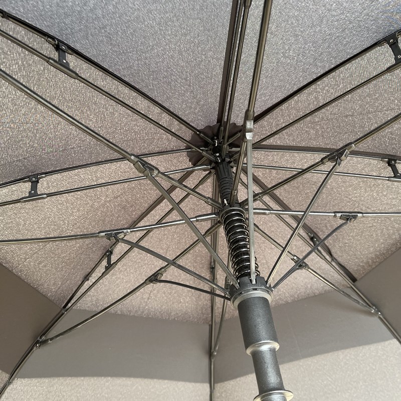 5.11 semi-automatic long handle umbrella double layer windproof oversized umbrella surface polyester tough umbrella bone umbrella