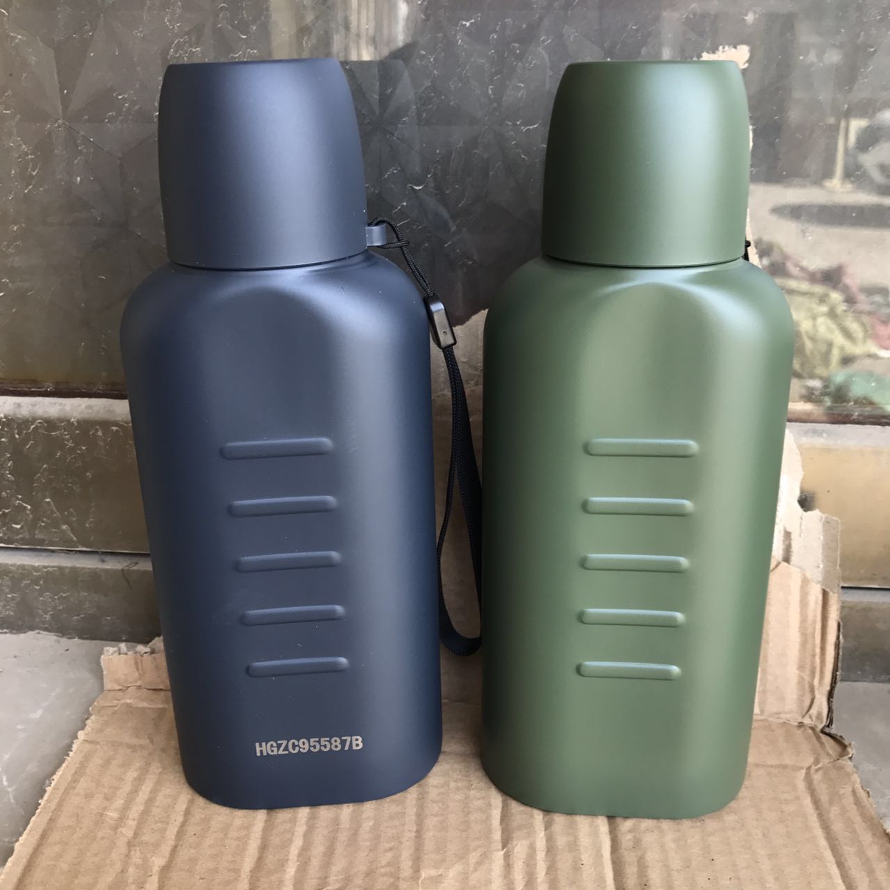 500ml blue green stainless steel vacuum insulated kettle