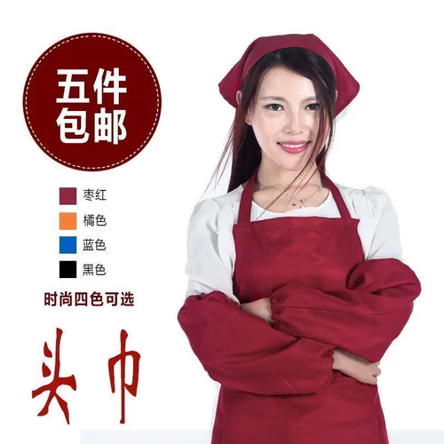 Платок, рабочая кофейная шапка, шарф