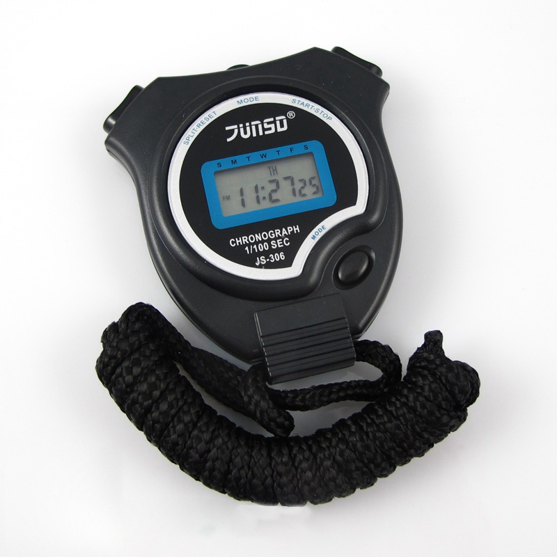 Junsta JS-306 Professional Stopwatch Timer Sports Stopwatch Double Channel JS-306 Memory Large Screen 2 Channels