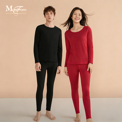 冬季贴身保暖棉秋衣秋裤套装