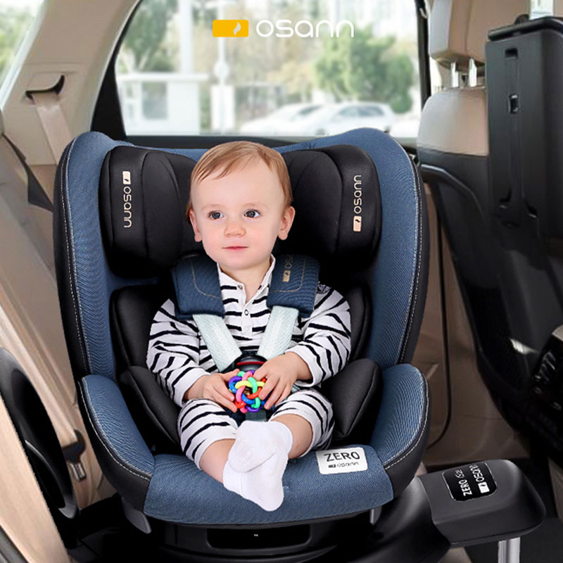 Osann欧颂儿童安全座椅新生婴儿0到4岁i-size认证360度旋转zero