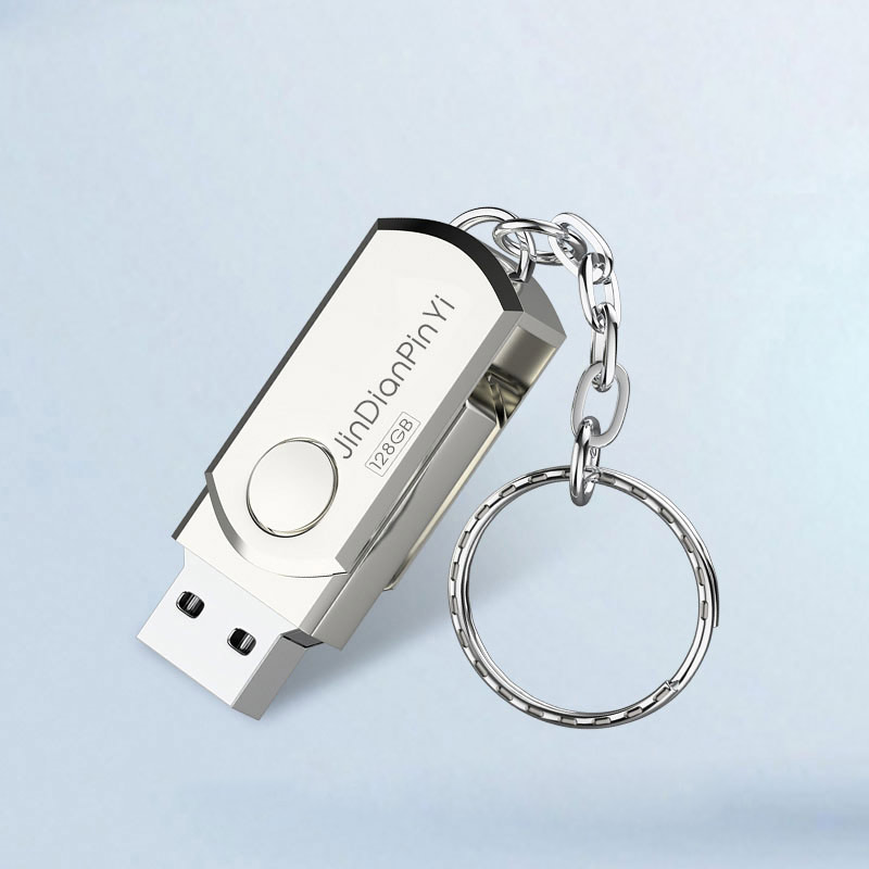 128G高速U盘256g大容量金属手机电脑两用512g优盘防水车载创意u盘