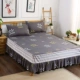 Bedspread giường váy giường bìa một mảnh bụi nắp bảo vệ gia đình 1,5m 1.8m bốn tờ phiếu doanh nghiệp giường nệm - Váy Petti ga giường có viền